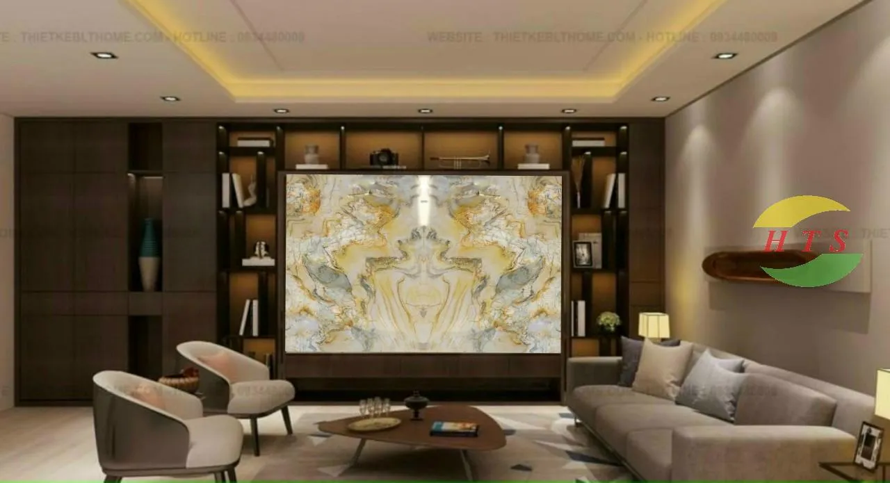 tranh đá phòng làm việc